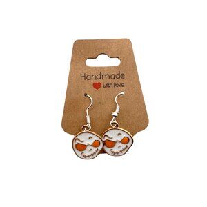 Handmade Halloween Skull Earrings – Spooky & Fun Statement Jewelry